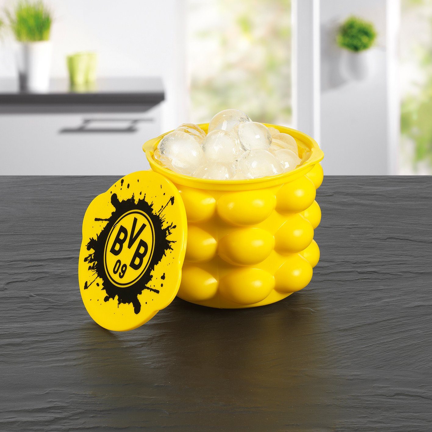 BVB Eiswürfelform, für 24 Eiswürfel gelb