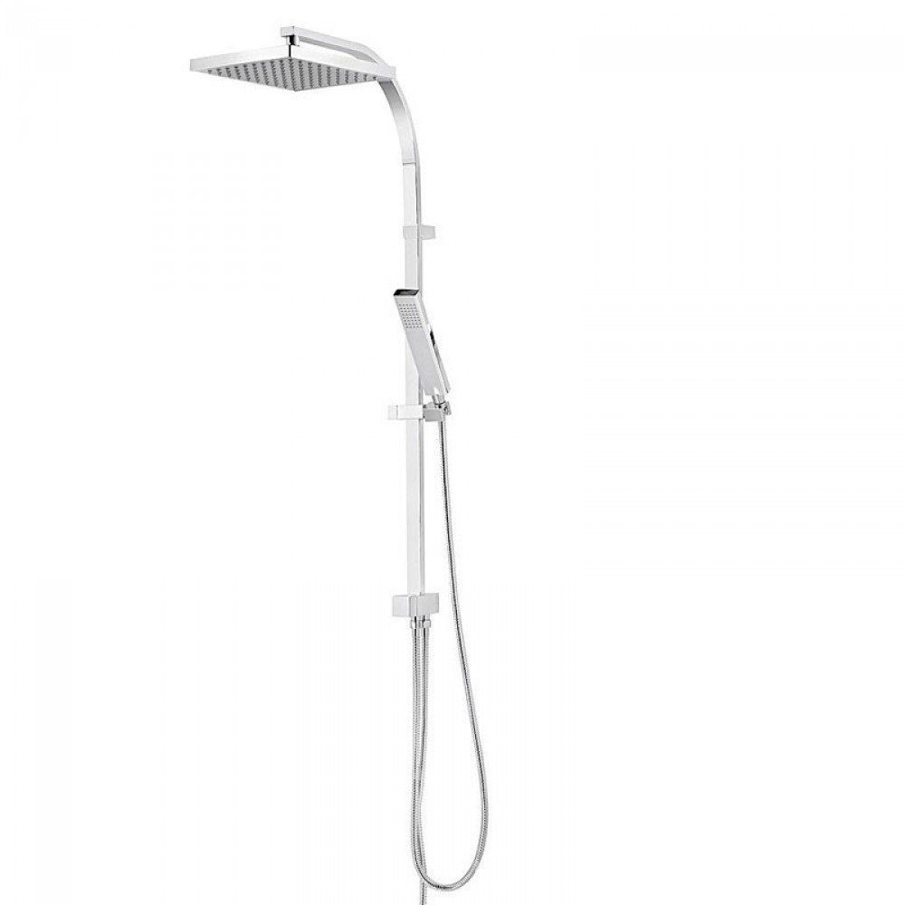 Regenduschkopf Schulte DuschMaster Rain II Chrom m. Umsteller,Kopfbrause eckig D9636