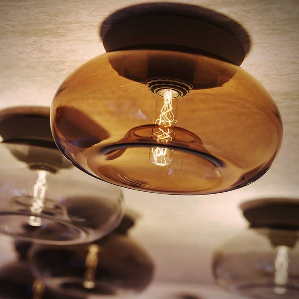 s.luce Deckenleuchte Wandlampe Deckenleuchte Cruet Up & Low Amber günstig online kaufen