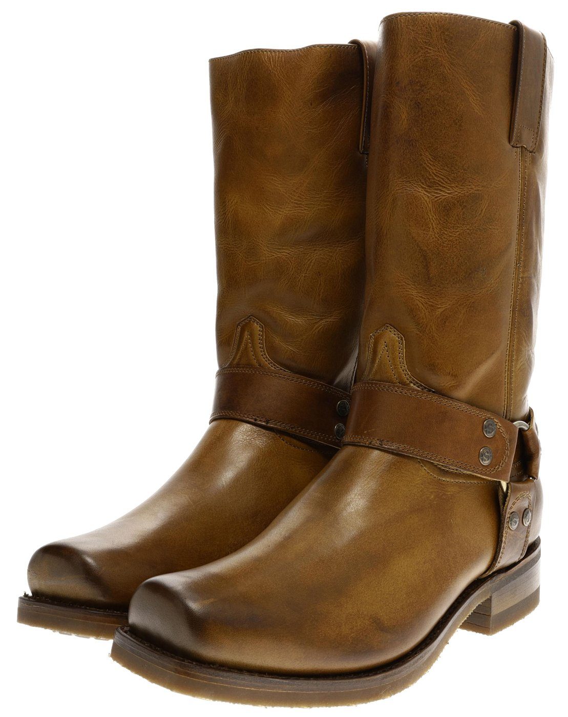 Sendra Boots 9809 Evo Tang Bikerstiefel mit Thinsulate Isolierung Braun Bikerboots