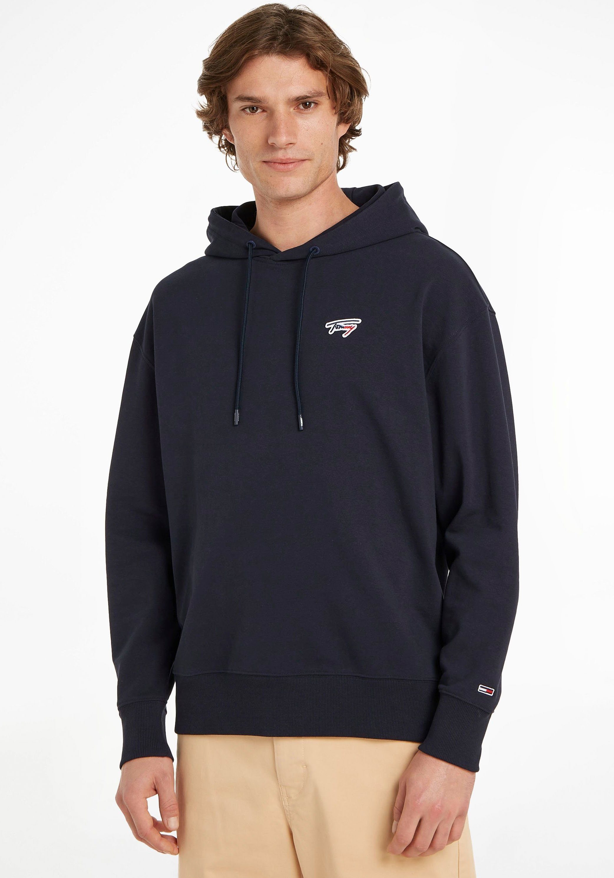 Tommy Jeans Kapuzensweatshirt TJM RLX SIGNATURE HOODIE Desert Sky