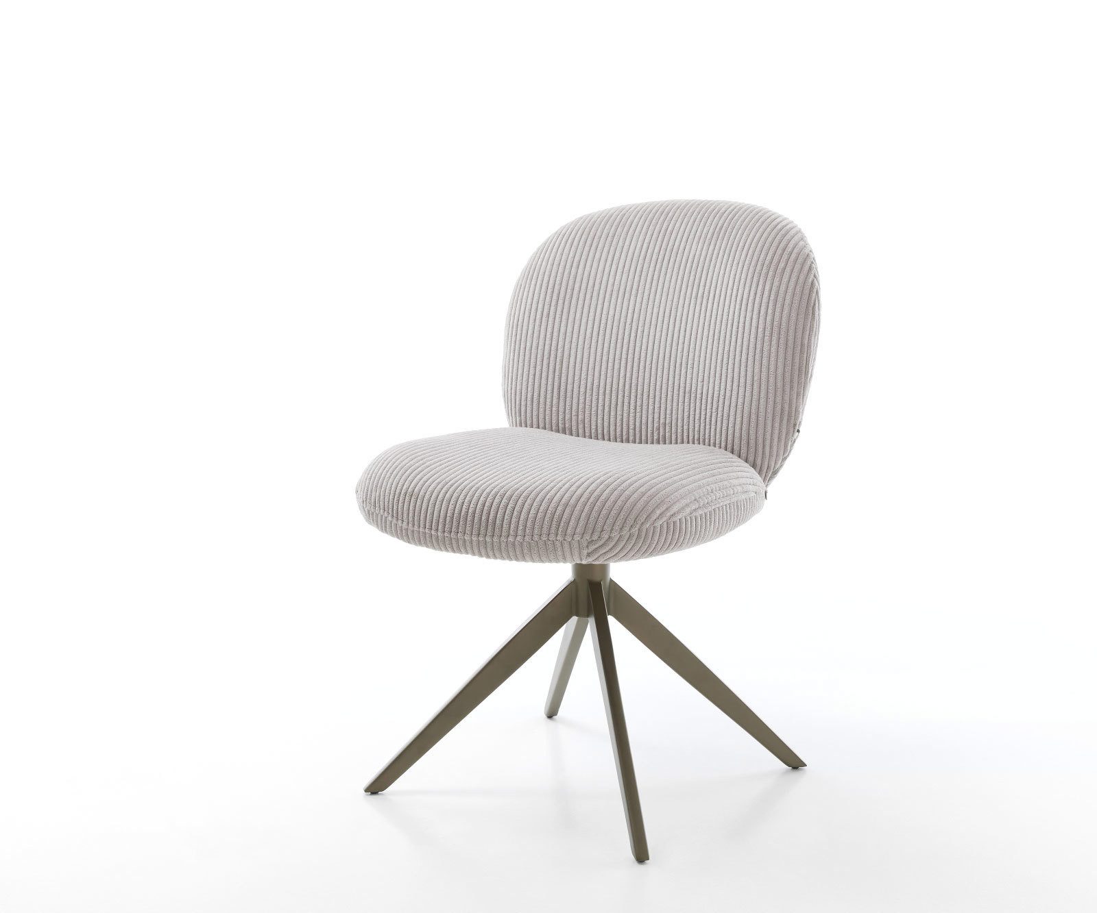 DELIFE Polsterstuhl Nube-Flex, Kreuzgestell breit Effektfinish günstig online kaufen