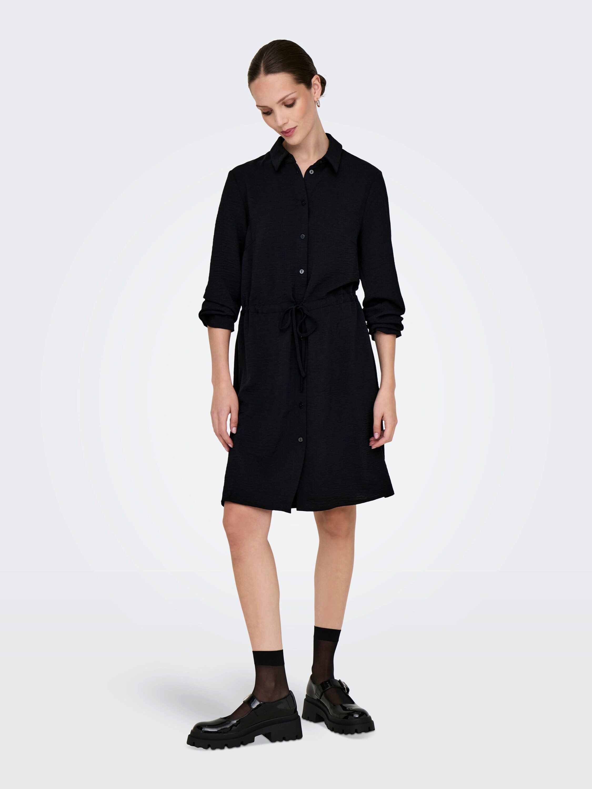 ONLY Blusenkleid ONLMETTE (1-tlg) Drapiert/gerafft