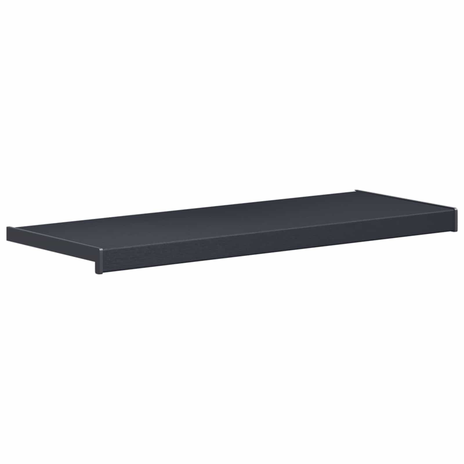 vidaXL Fensterbank Fensterbank Anthrazit mit Holzmaserung 60 x 30 x 4,5 cm PVC