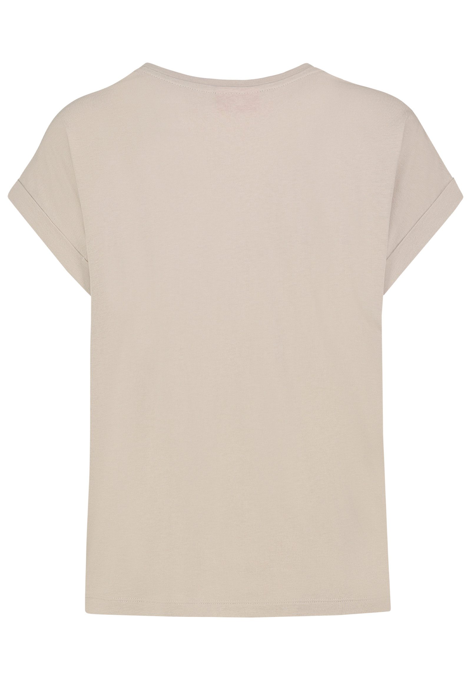 Eight2Nine T-Shirt Rundhalsausschnitt Kurzarm Gerader Schnitt Frontprint (1-tlg) D12041M02335T_T-shirts