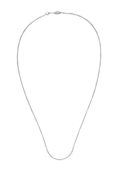 Akitsune Edelstahlkette Pearl Halskette Silber 50 cm // 19.68 In