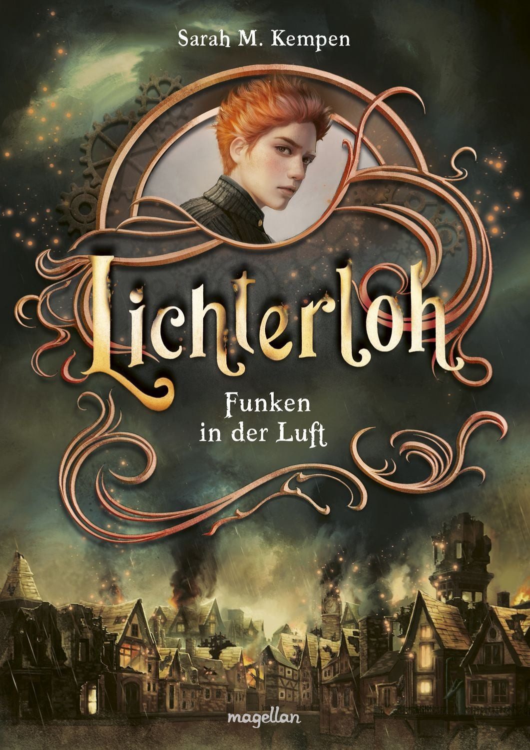 Jugendbuch Lichterloh - Funken in der Luft Band 2 der dystopischen Young-Adult Tr Sarah M. Kempen