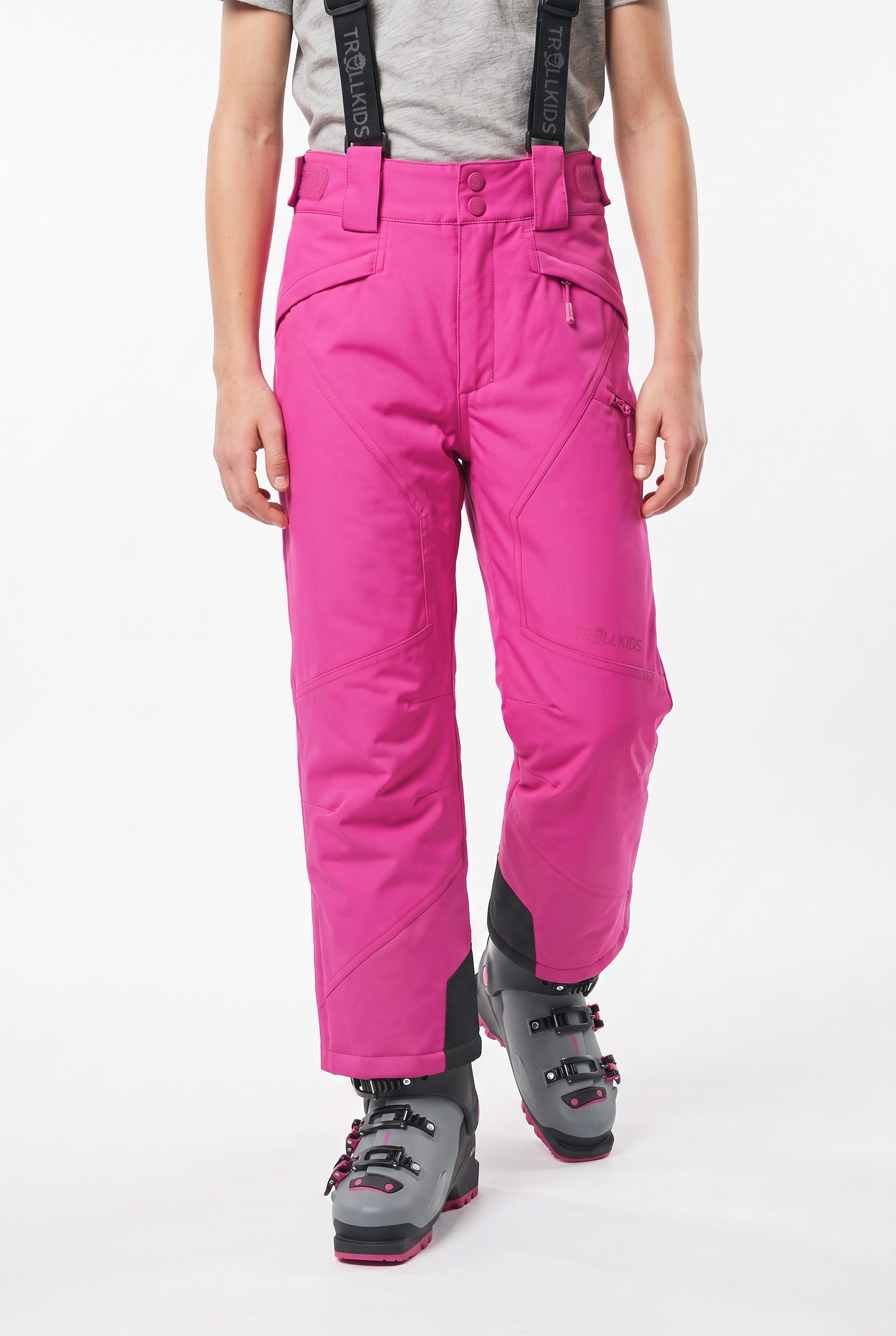 TROLLKIDS Schneehose KIDS KONGSBERG SKI PANT für Kinder, sportlich, aus Polyester, gerade Beinform, pflegeleicht