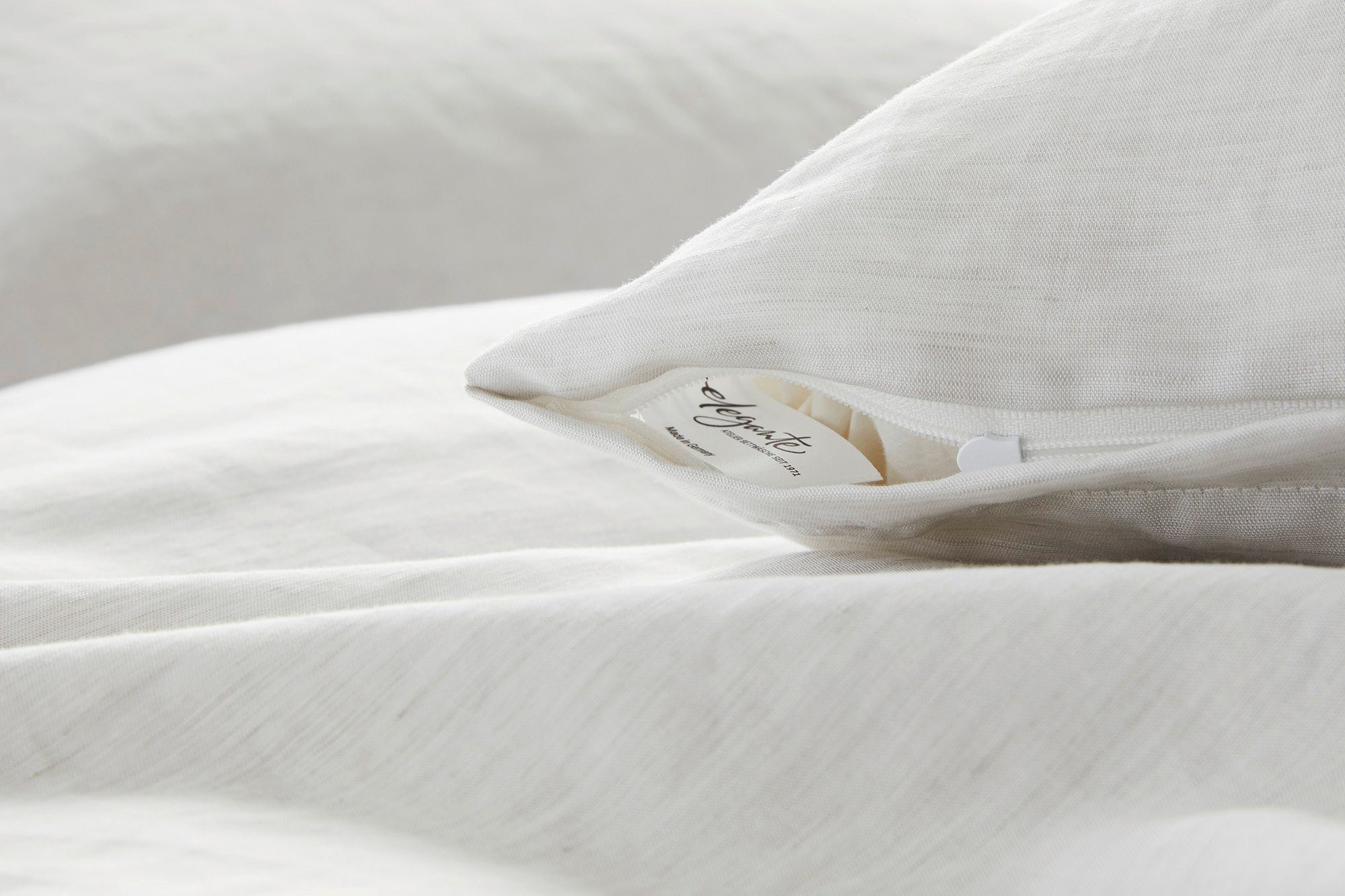Elegante Bettwäsche Breezee, Halbleinen, 2 teilig, günstig online kaufen