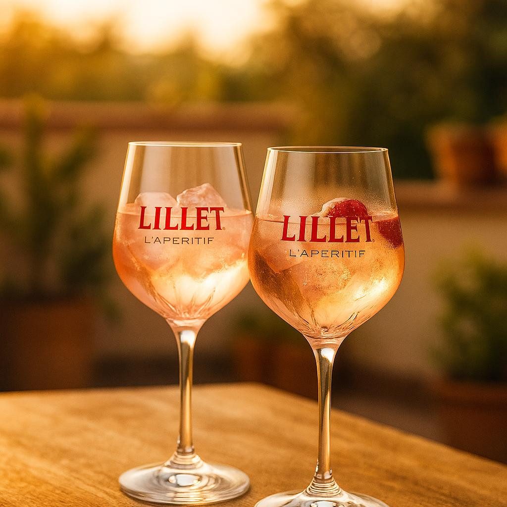 Lillet Aperitifglas Lillet Gläser 2er Set – Original Lillet L’Apéritif Gläser, 2-tlg. – Bild 2 von 3