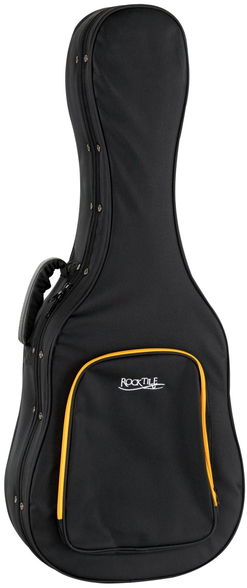 Rocktile Gitarrentasche KGSC-5122BK Softcase Klassikgitarre, dick gepolstertes Klassikgitarren-Softcase mit Rucksackgarnitur