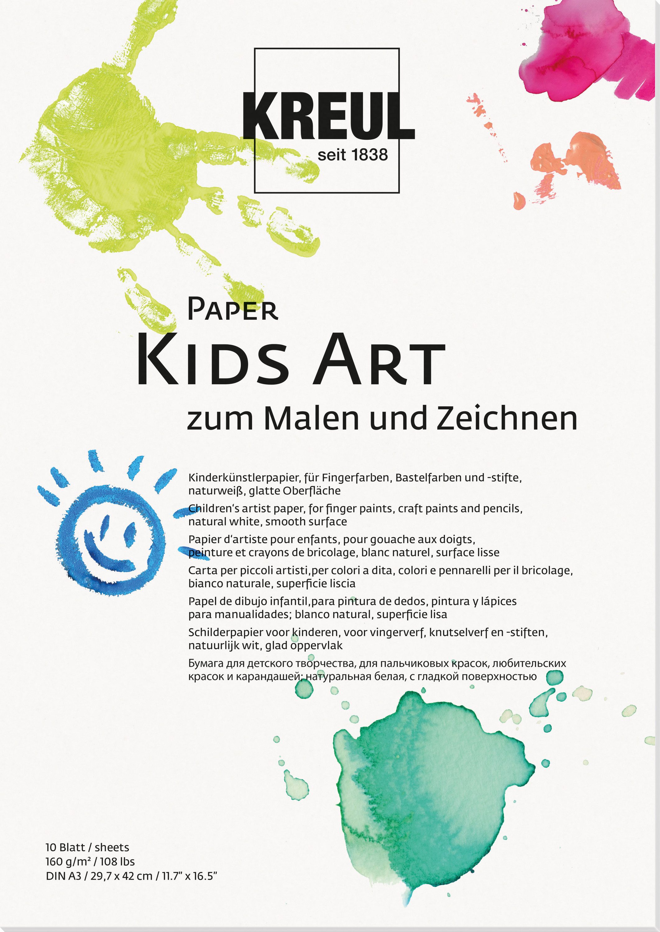 Kreul Zeichenpapier Paper Kids Art, 20 Blatt