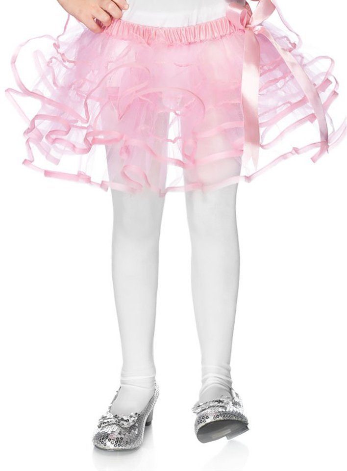 Leg Avenue Kostüm Petticoat für Kinder rosa, Tüll Petticoat für Mädchen