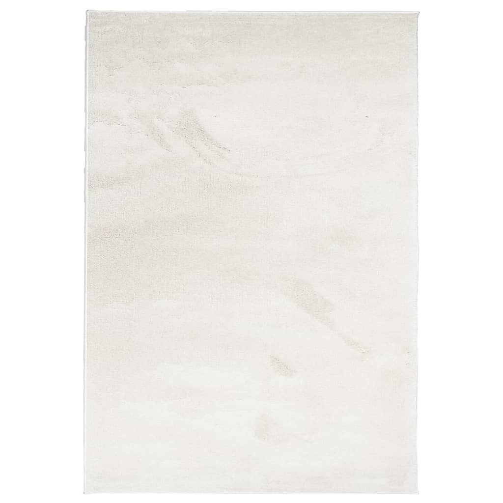 vidaXL Teppich Teppich OVIEDO Kurzflor Beige günstig online kaufen