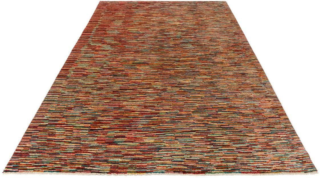 Wollteppich Streifen Multicolore 294 x 192 cm, morgenland, rechteckig, Höhe: 8 mm, Handgeknüpft