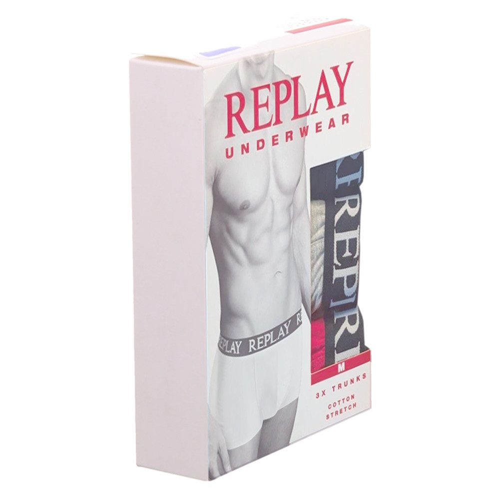 Replay Boxershorts Basic Cuff Logo günstig online kaufen