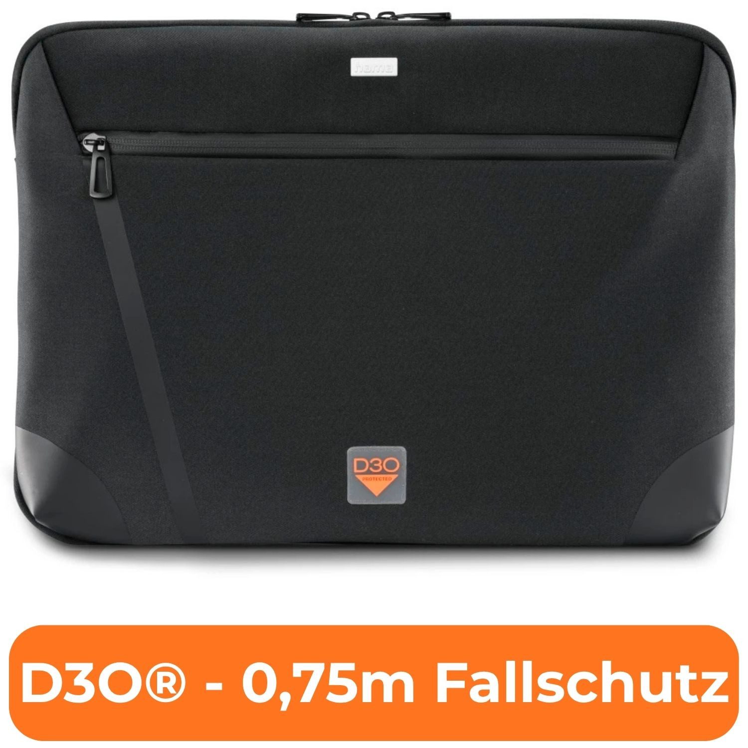 Hama Laptoptasche Notebook-Tasche Schutz-Hülle Extreme Protect 13,3", Stoßfest Fallschutz Schutz-Hülle für 13,3 13,6" 14" 14,2" Zoll Laptop