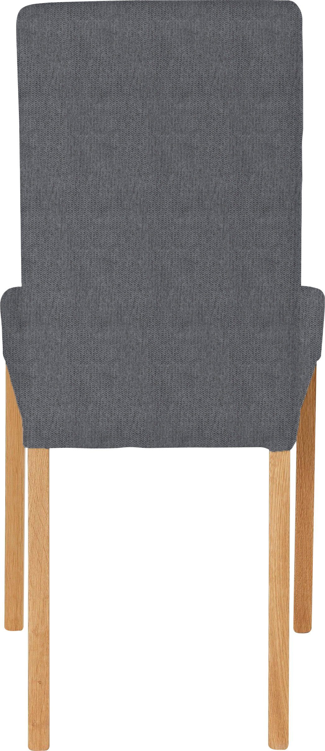 Home affaire 4-Fußstuhl Bologna (Set, 2 St), Gestell aus Massivholz