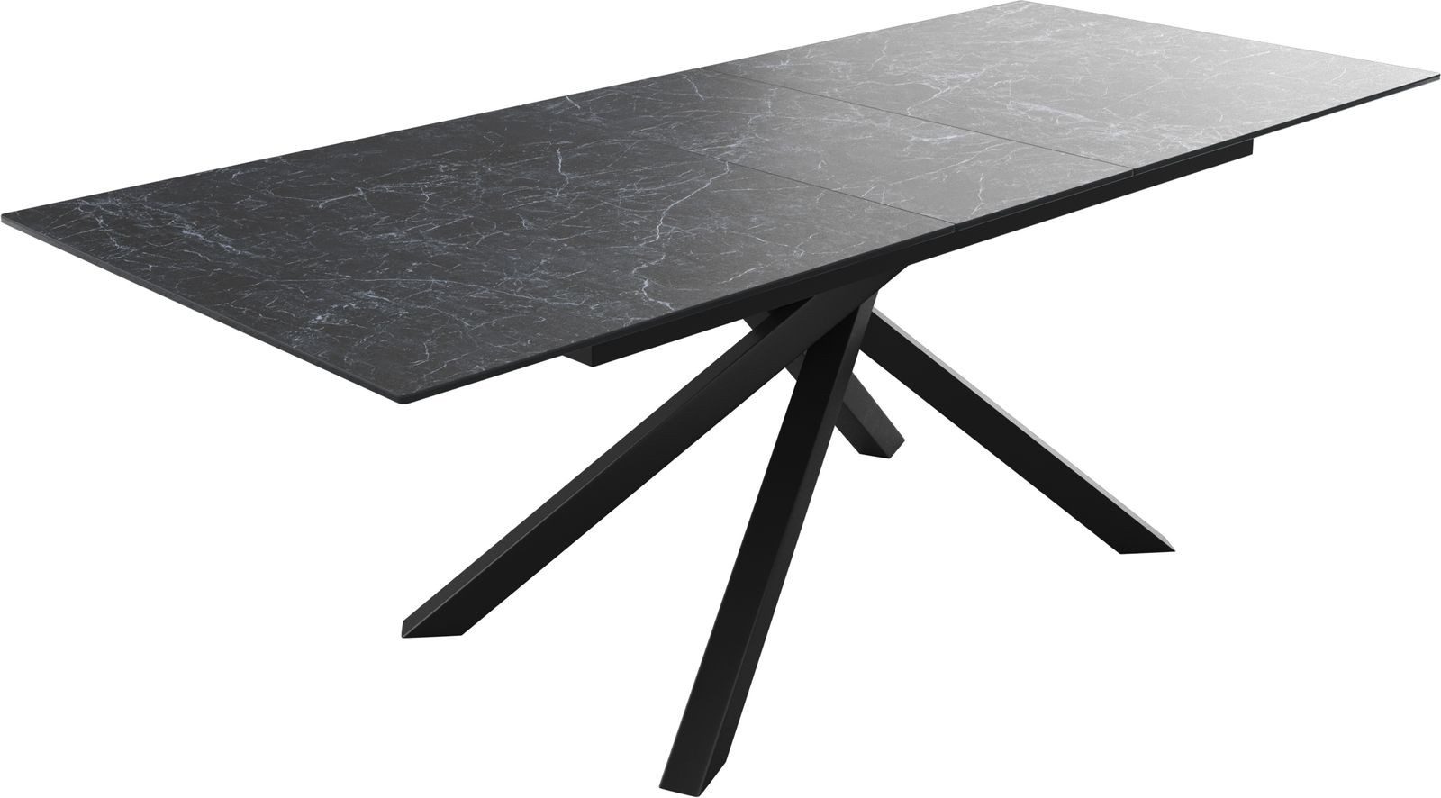 DELIFE Esstisch Edge, Keramik Laminam® Nero günstig online kaufen