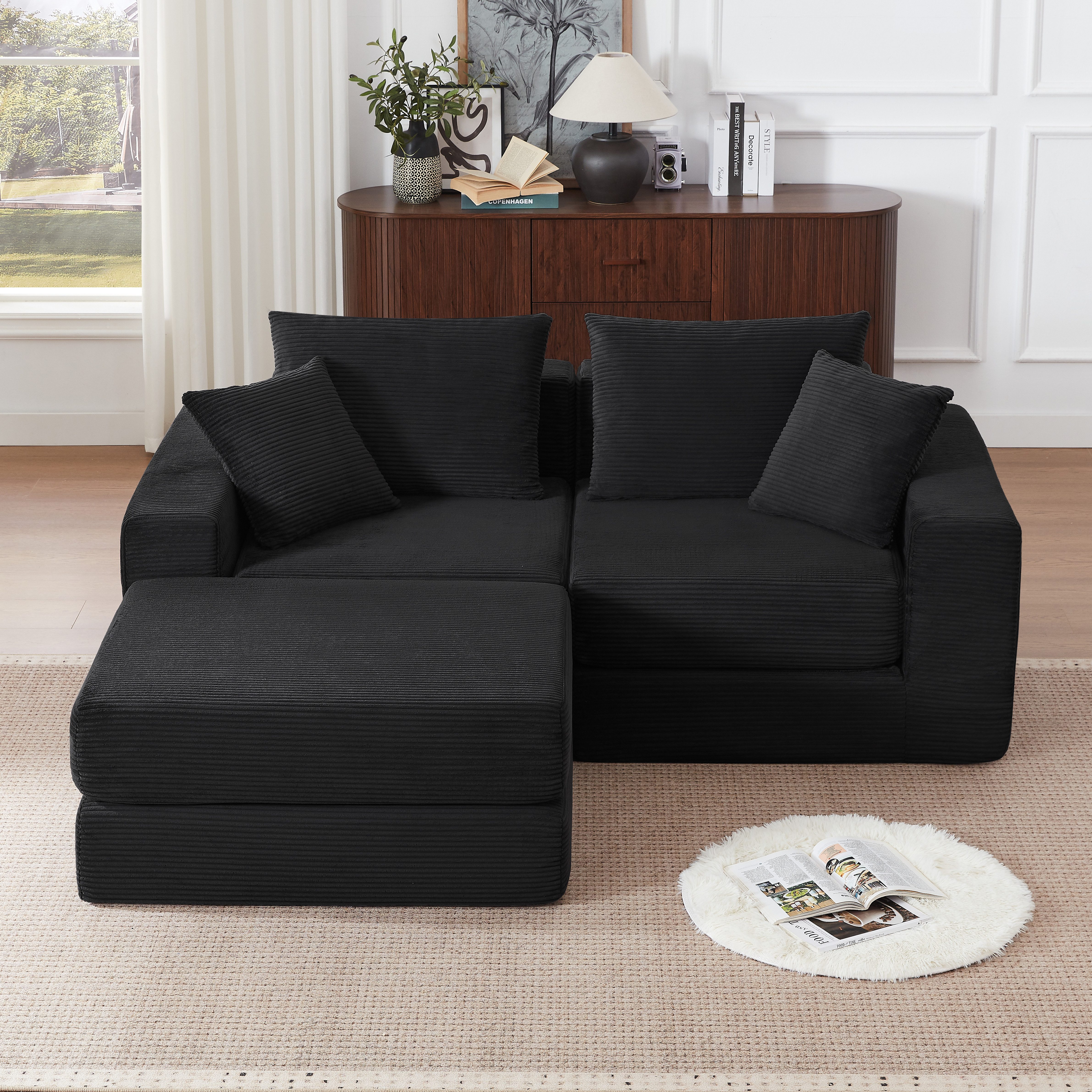MIBODE Ecksofa Modulares Cloud Sofa Loveeat Modern