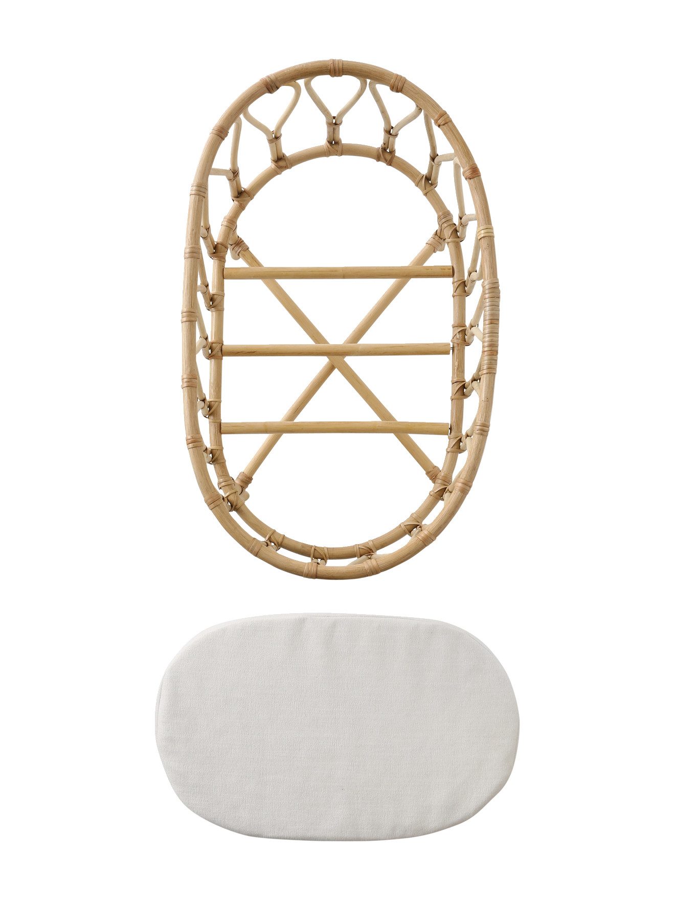 vertbaudet Puppenbett Puppenbett aus Rattan MINI BOHO