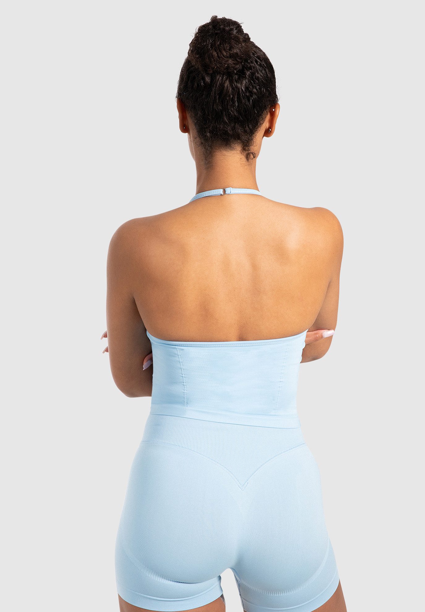 Smilodox Tanktop Malena, Cropped Neckholder Sporttop, günstig online kaufen