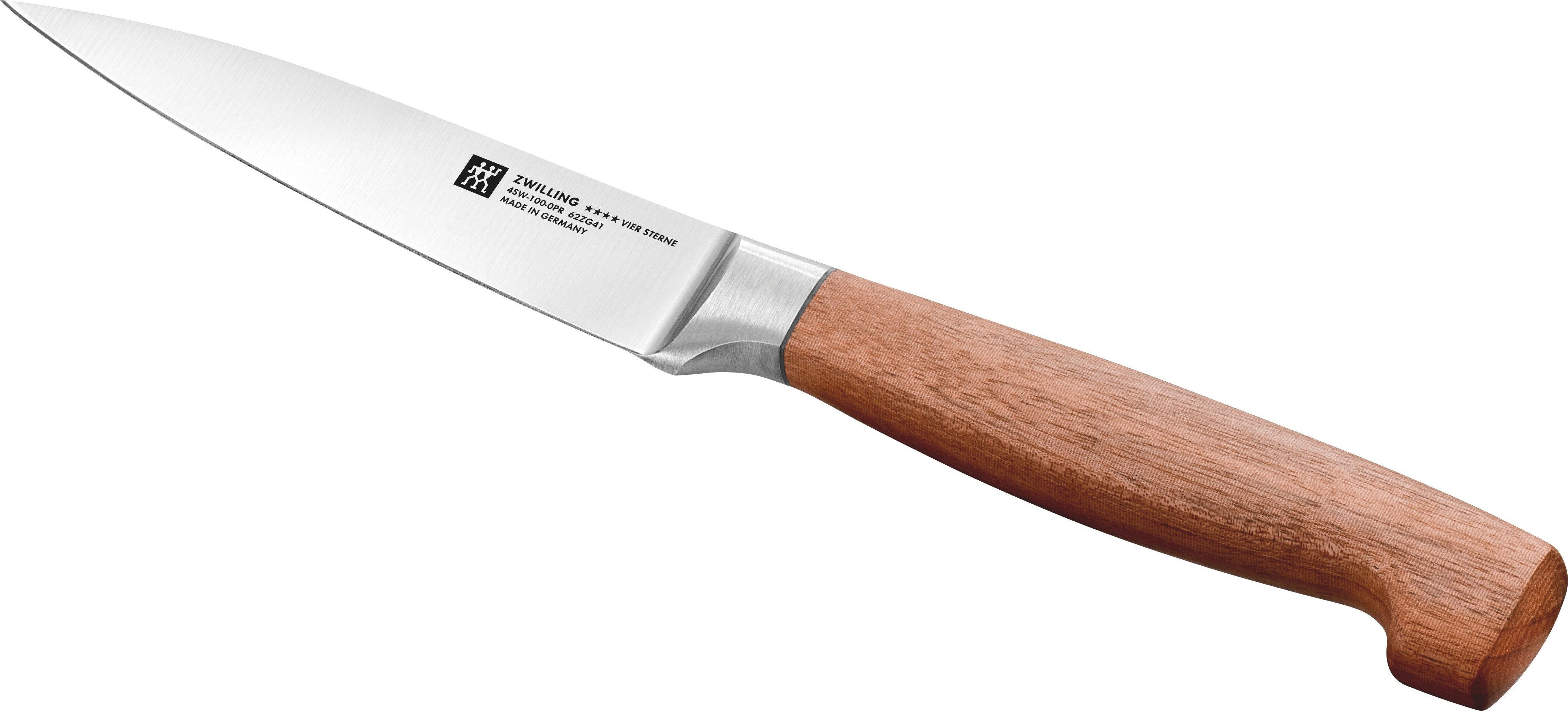 Zwilling Brotmesser **** VIER STERNE Wood, Made in Germany, Eigehärtete Klinge, FSC-Zertifizitiertes Holz