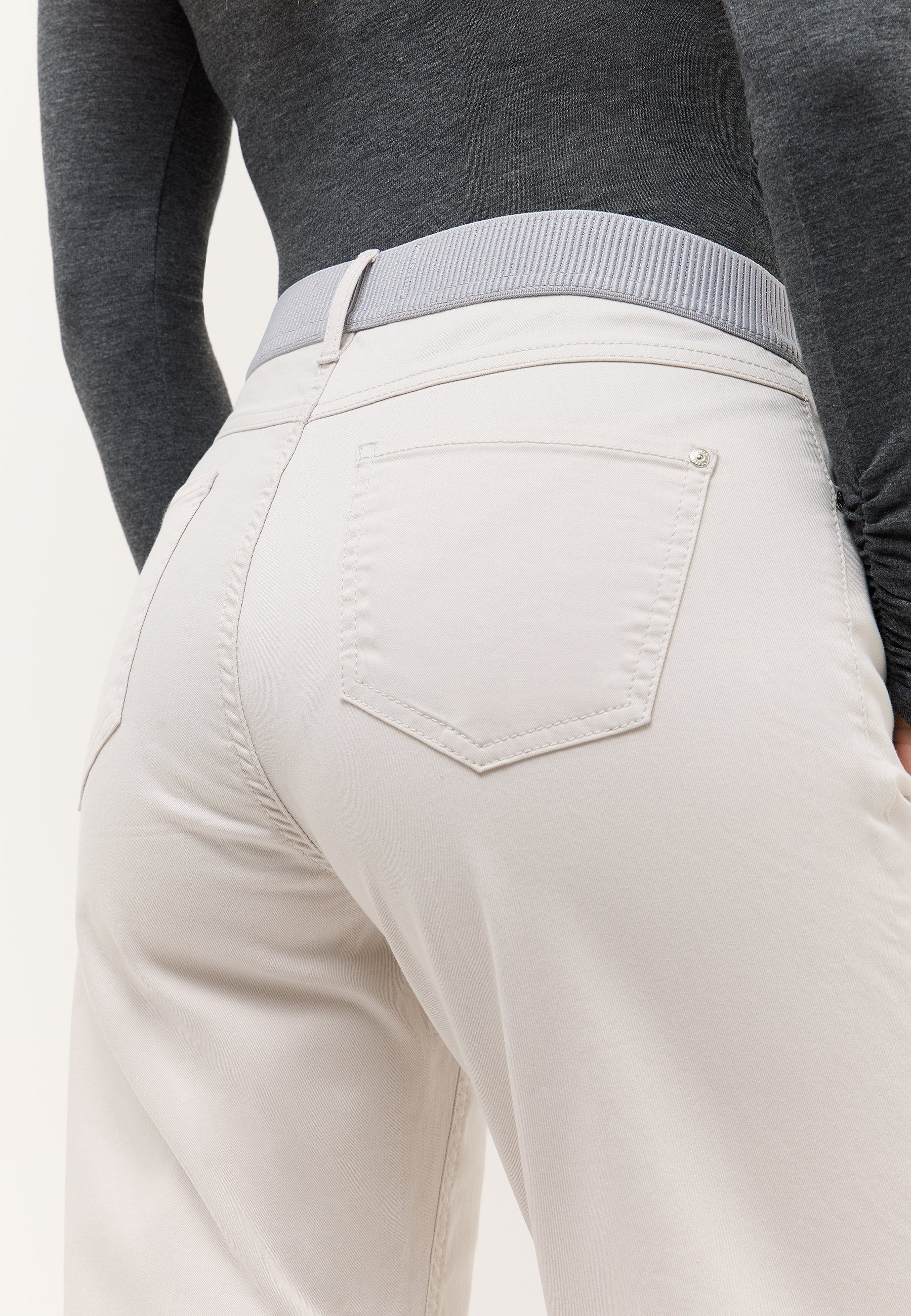 ANGELS 5-Pocket-Jeans LINN SPORTY mit Bügelfalte