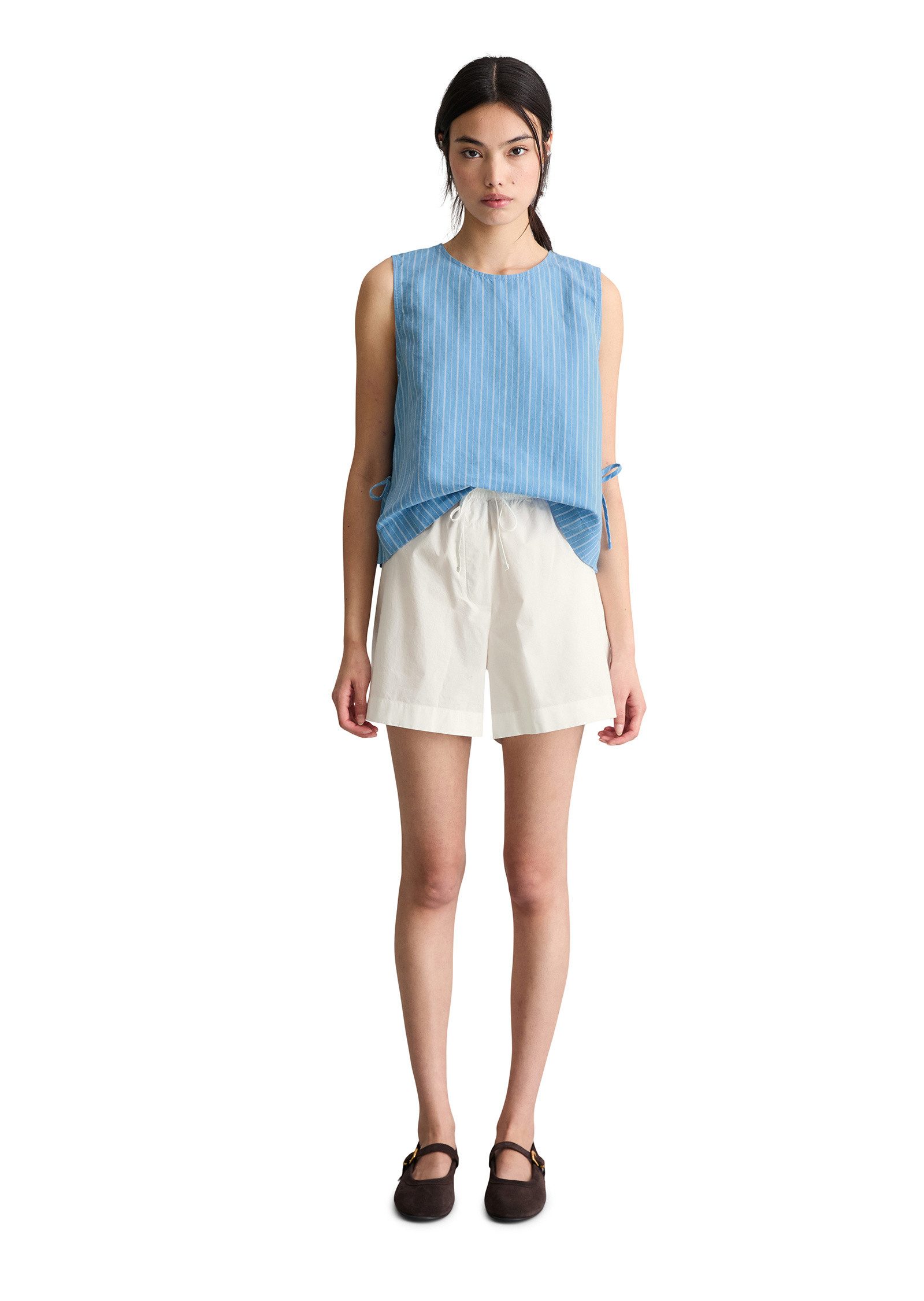 Marc O'Polo DENIM Shorts aus Papertouch-Popeline