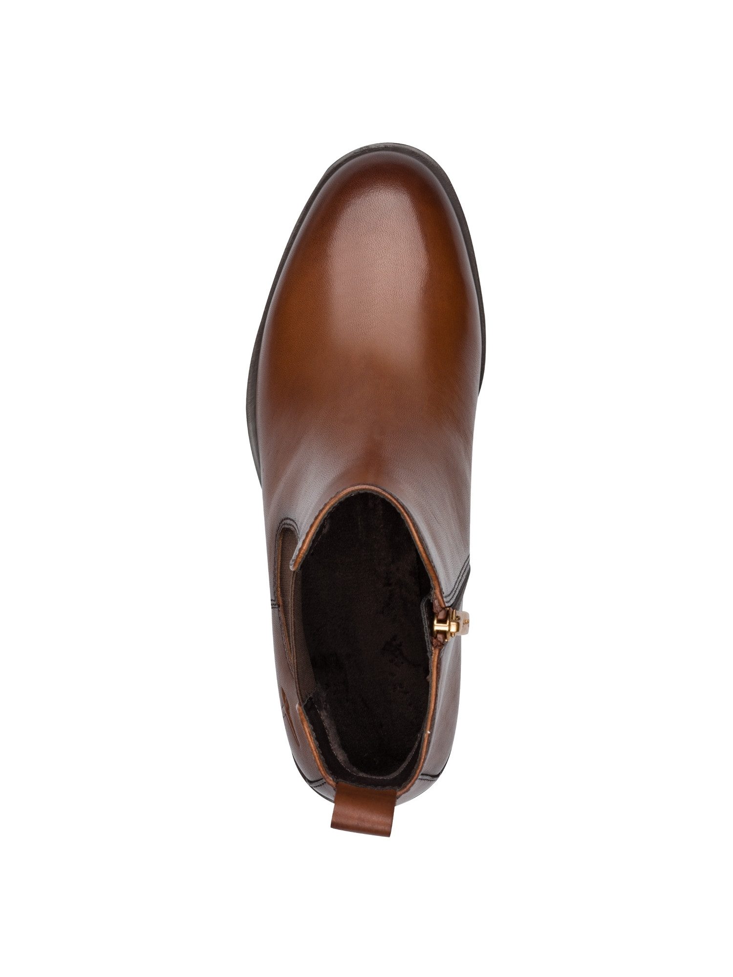 Tamaris ANTIslide, TOUCH-IT aus Leder kein Absatz Chelseaboots ANTIslide