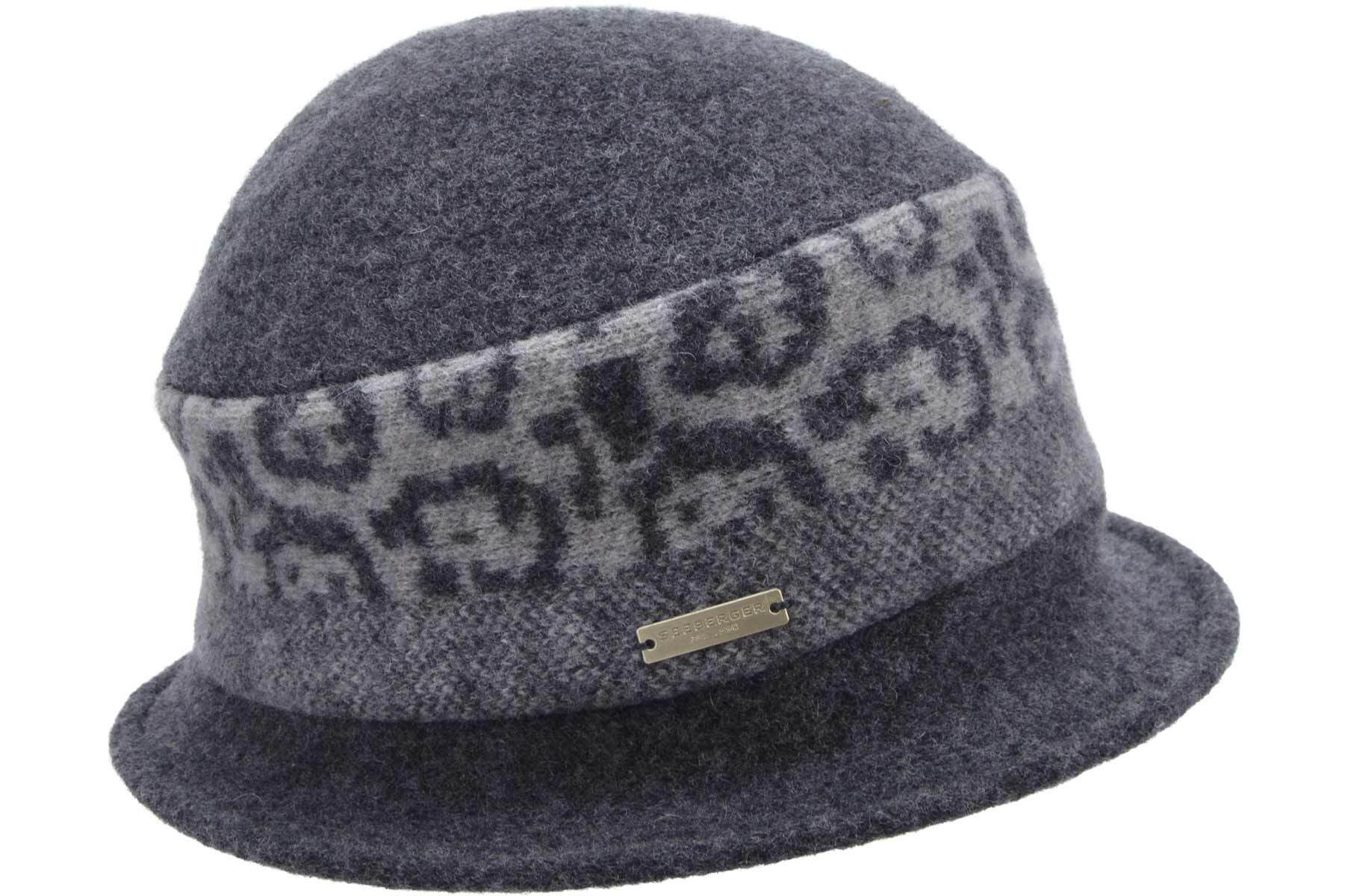 Seeberger Filzhut Walk Glocke im Mustermix 19848-0