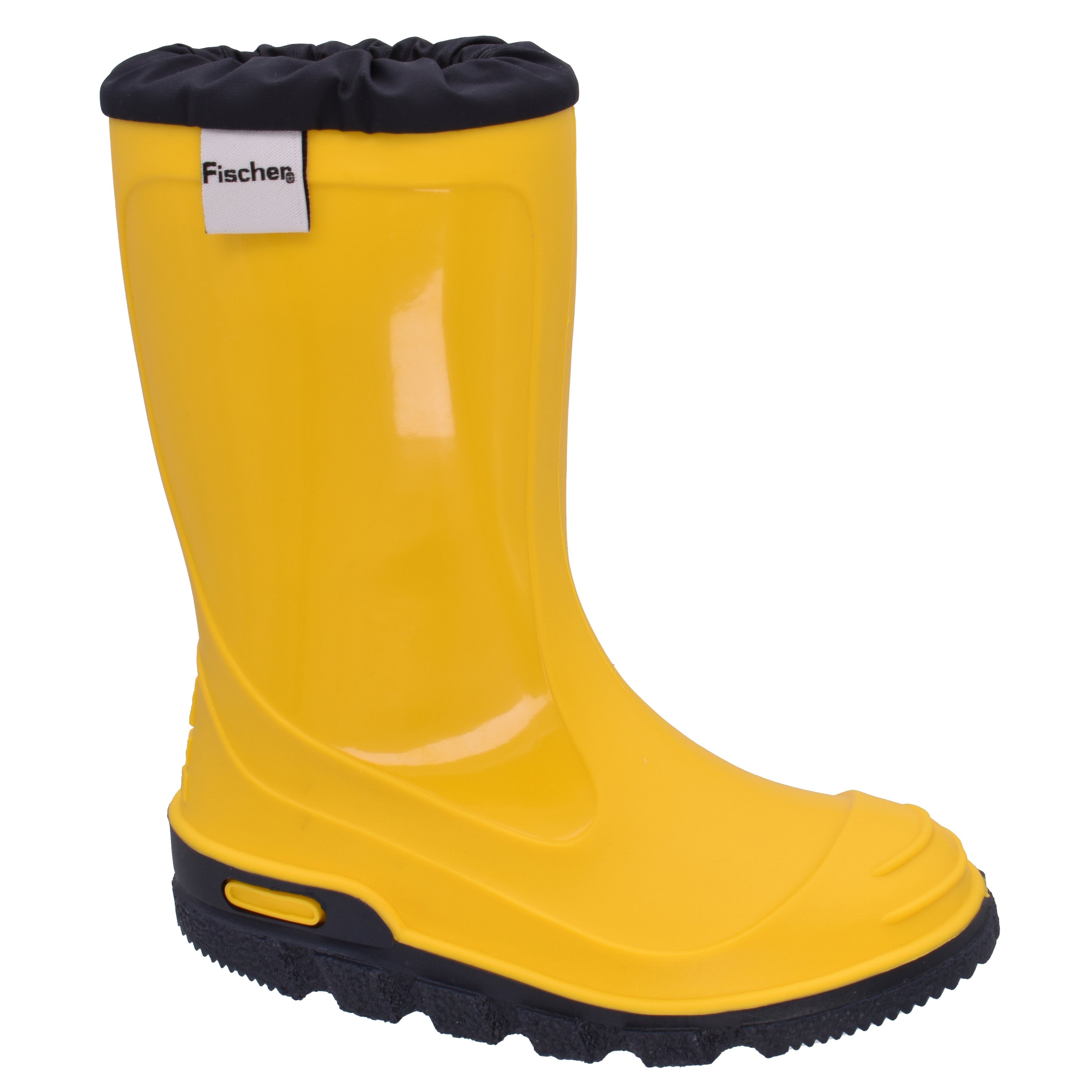 Fischer-Markenschuh Fille Gummistiefel aus PVC, wasserdicht, ungefüttert