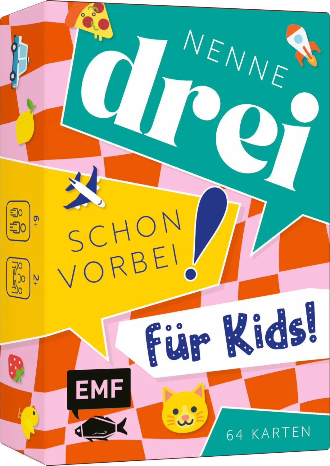 Michael Fischer Spiel Kartenspiel: Nenne drei - schon vorbei! ... für Kids!