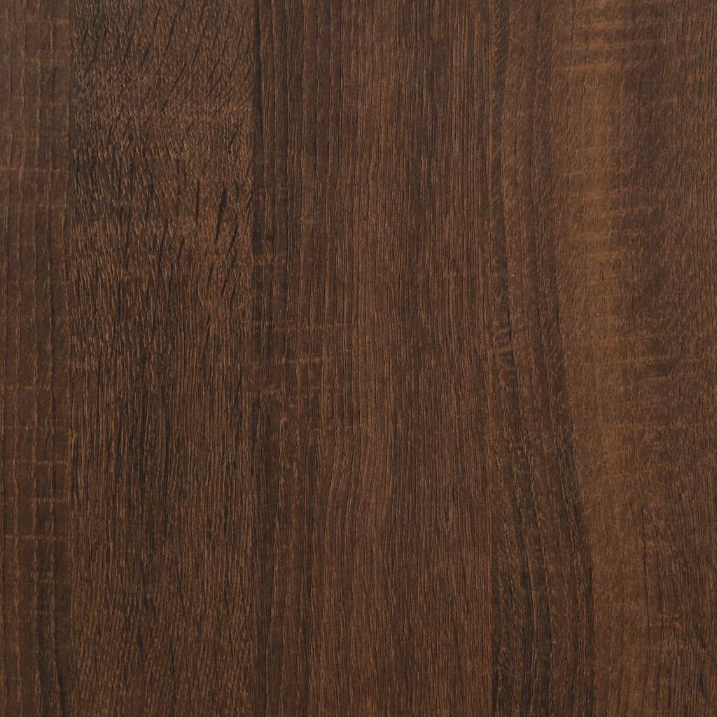 furnicato Eichen-Optik 50x46x50 Holzwerkstoff Beistelltisch Braun cm (1-St)