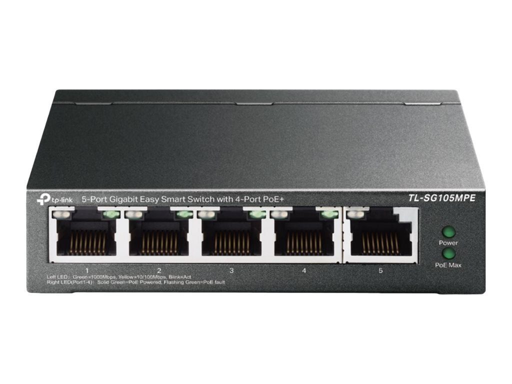 TP-LINK TL-SG105MPE - Smart Gigabit Switch Netzwerk-Switch
