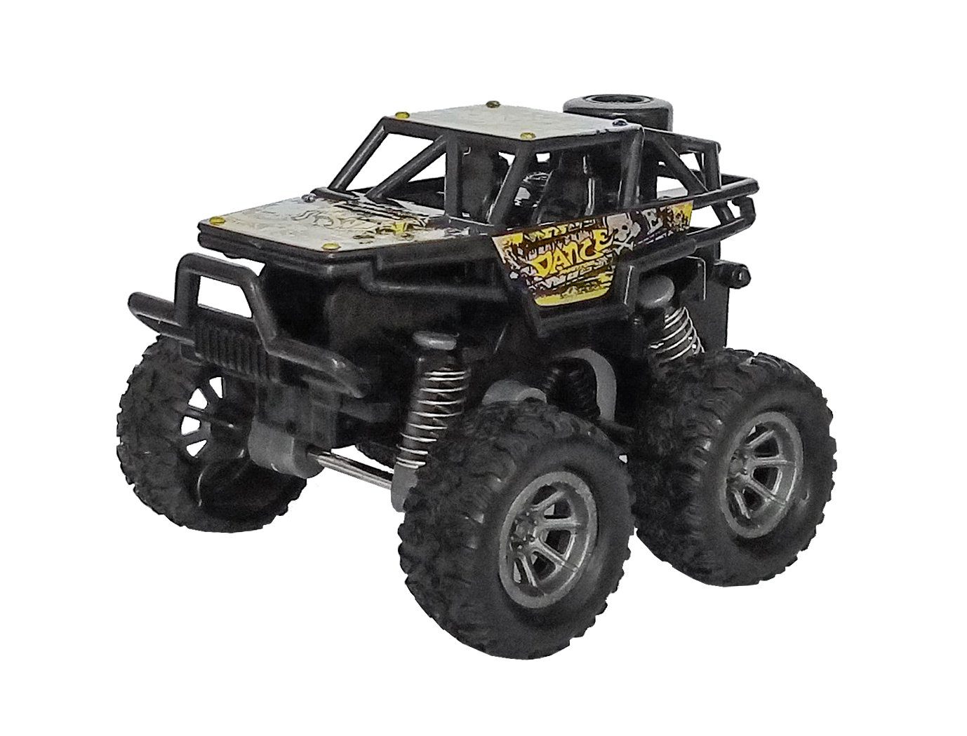 Toi-Toys Spielzeug-Monstertruck Monster Truck 4x4 Off-Road Rückzug Monstertruck Modellauto 62 (Gelb), Modell Auto