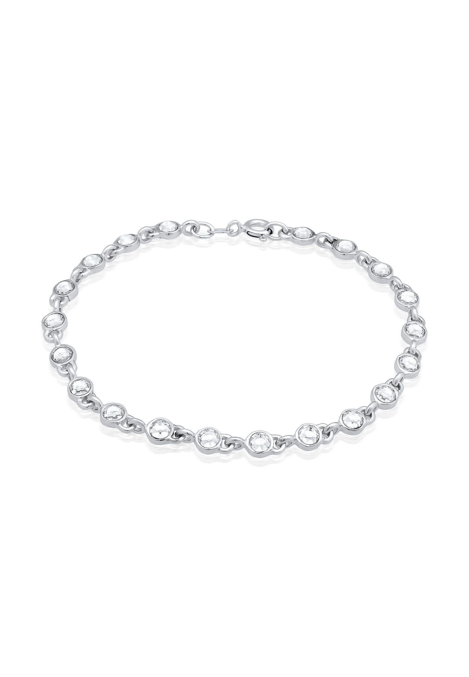 Tennisarmband 925 Armband Kristalle Silber, Tennisarmband Elli Modern Klassisch