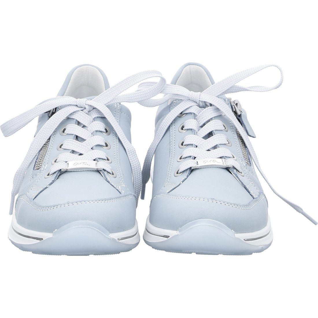 Damen Schuhe, - Ara Glattleder Osaka 050612 Sneaker Sneaker blau Ara