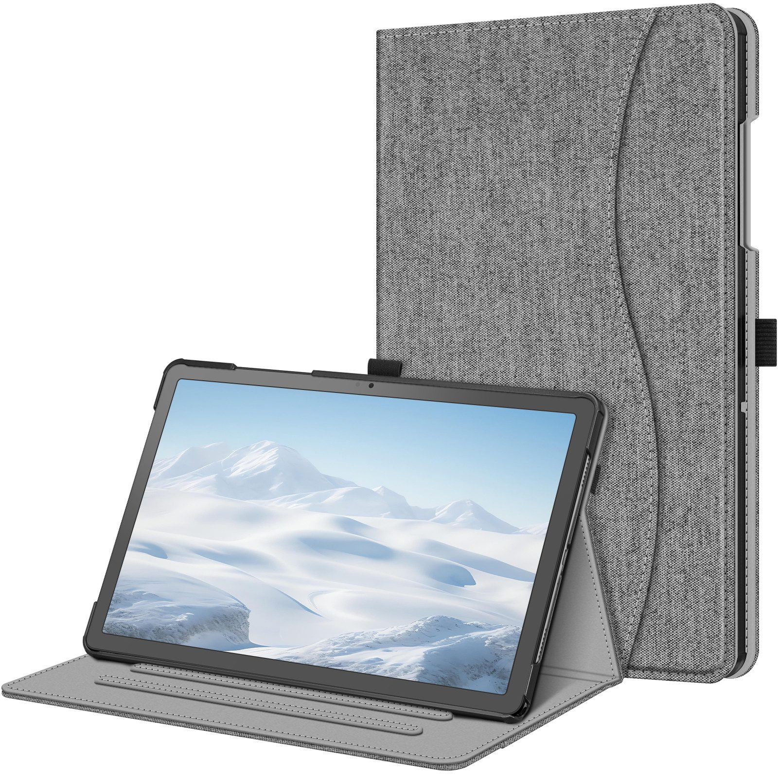 Fintie Tablet-Hülle für Samsung Galaxy Tab A11+ Plus 11" 2025 / Tab A9+ Plus 11 Zoll 2023 11 Zoll, Multi-Winkel Folio Schutzhülle Dokumentenfach