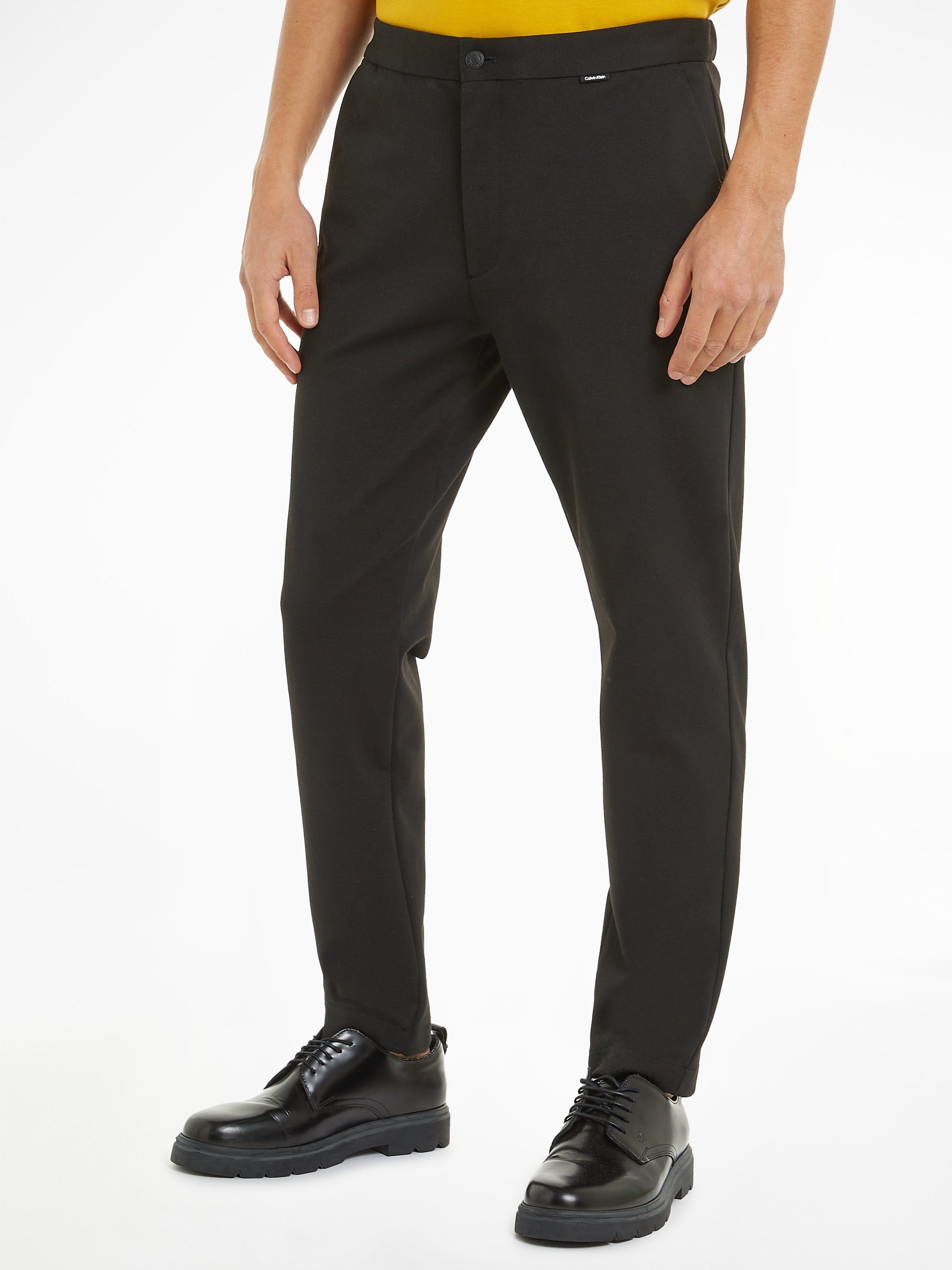 Calvin Klein Chinohose COMFORT KNIT TAPERED PANT