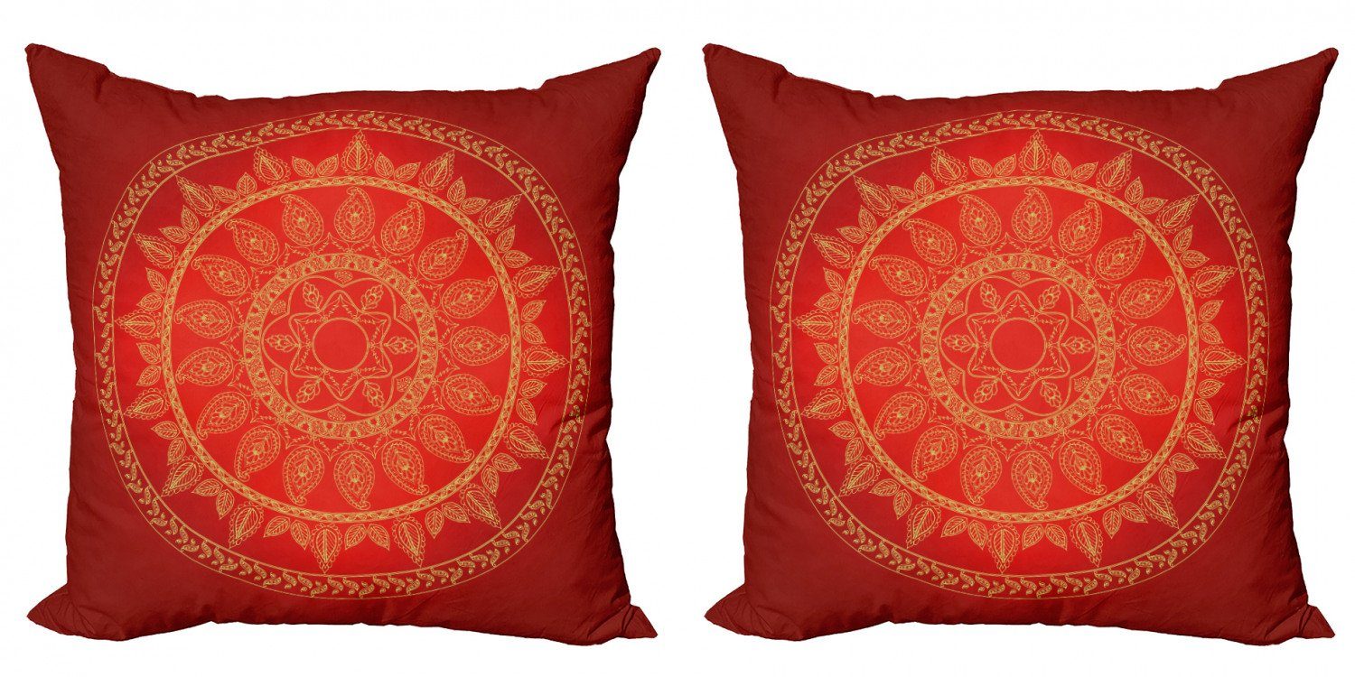 Kissenbezüge Stück), Mandala Digitaldruck, Osmanische Accent Stil Abakuhaus Motive Modern Doppelseitiger (2