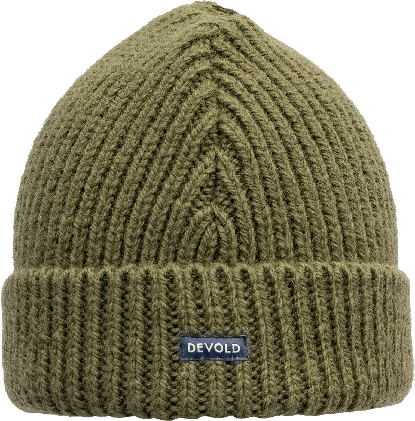 Devold Strickmütze NANSEN WOOL BEANIE - OLIVE
