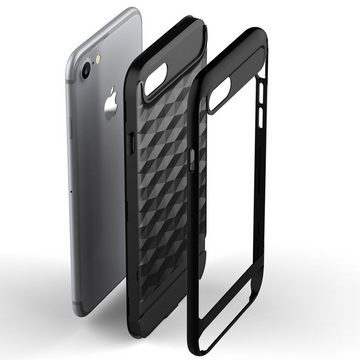 König Design Handyhülle Apple iPhone 8, Apple iPhone 8 Handyhülle Backcover Grau