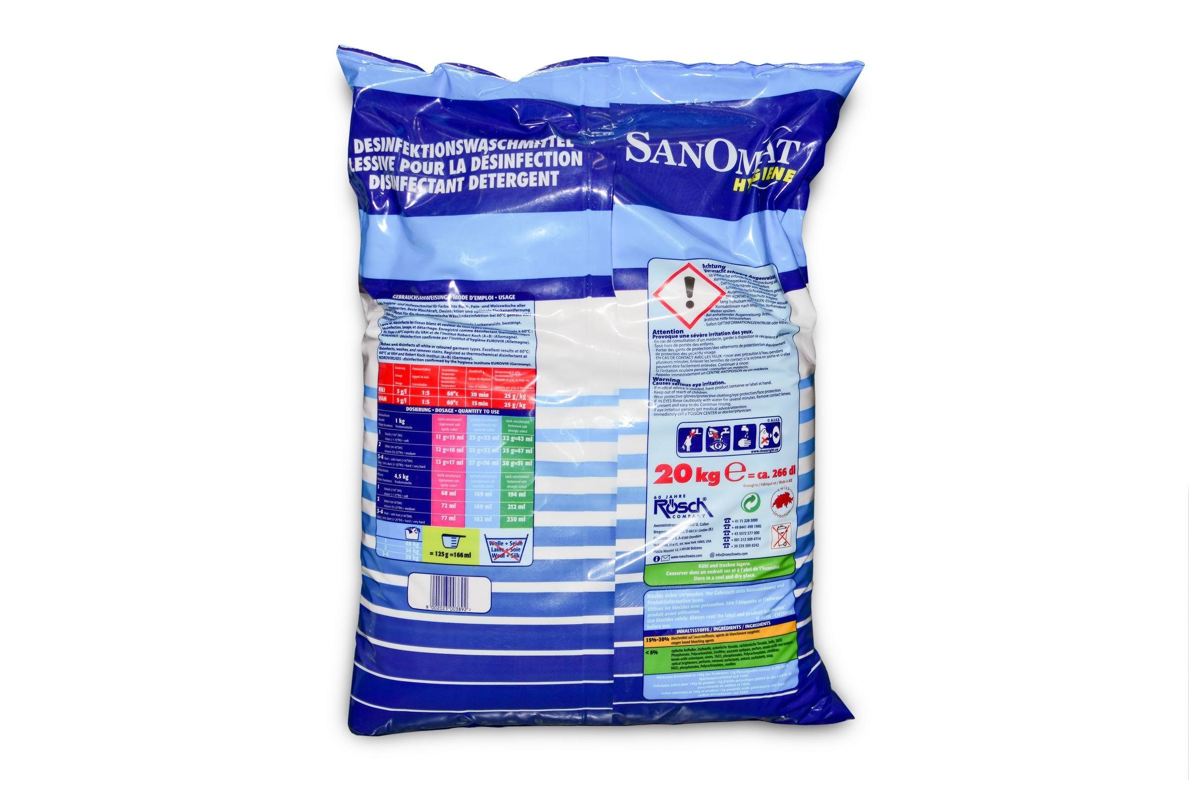 Hypafol Waschtisch Sanomat Hygiene-Vollwaschmittel, 20 kg, Desinfektionswas günstig online kaufen