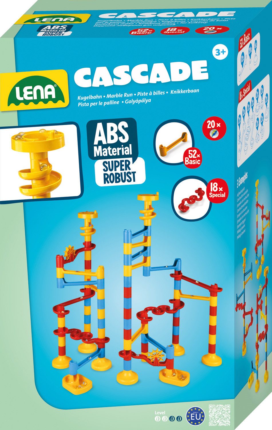 Lena® Kugelbahn Cascade KIGA, Made in Europe