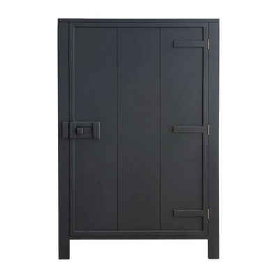 HKLiving Sideboard HK Living Single Door Cabinet Charcoal