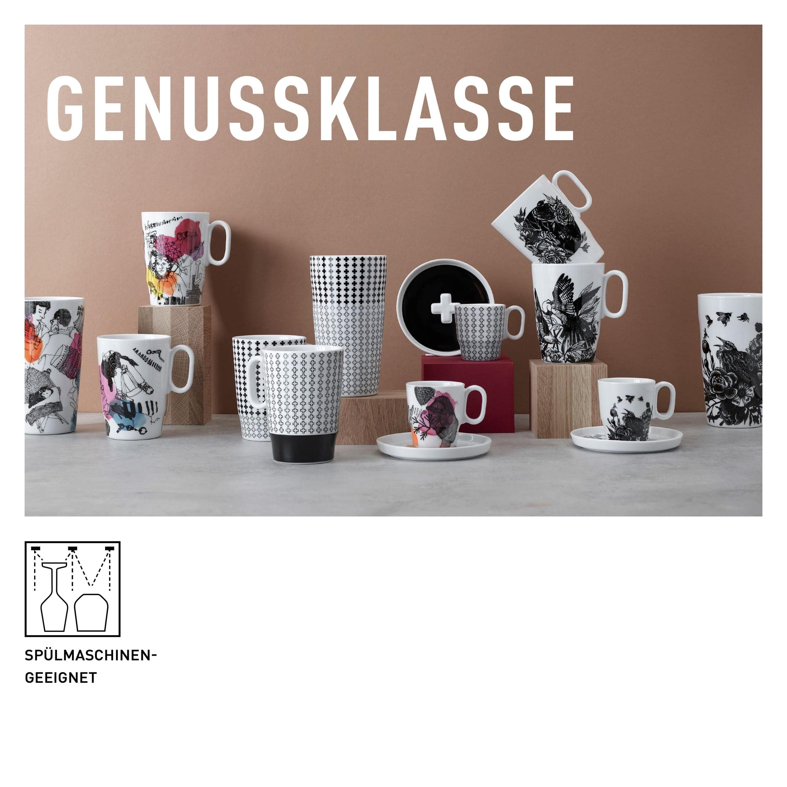 Ritzenhoff Tasse Genussklasse, Porzellan