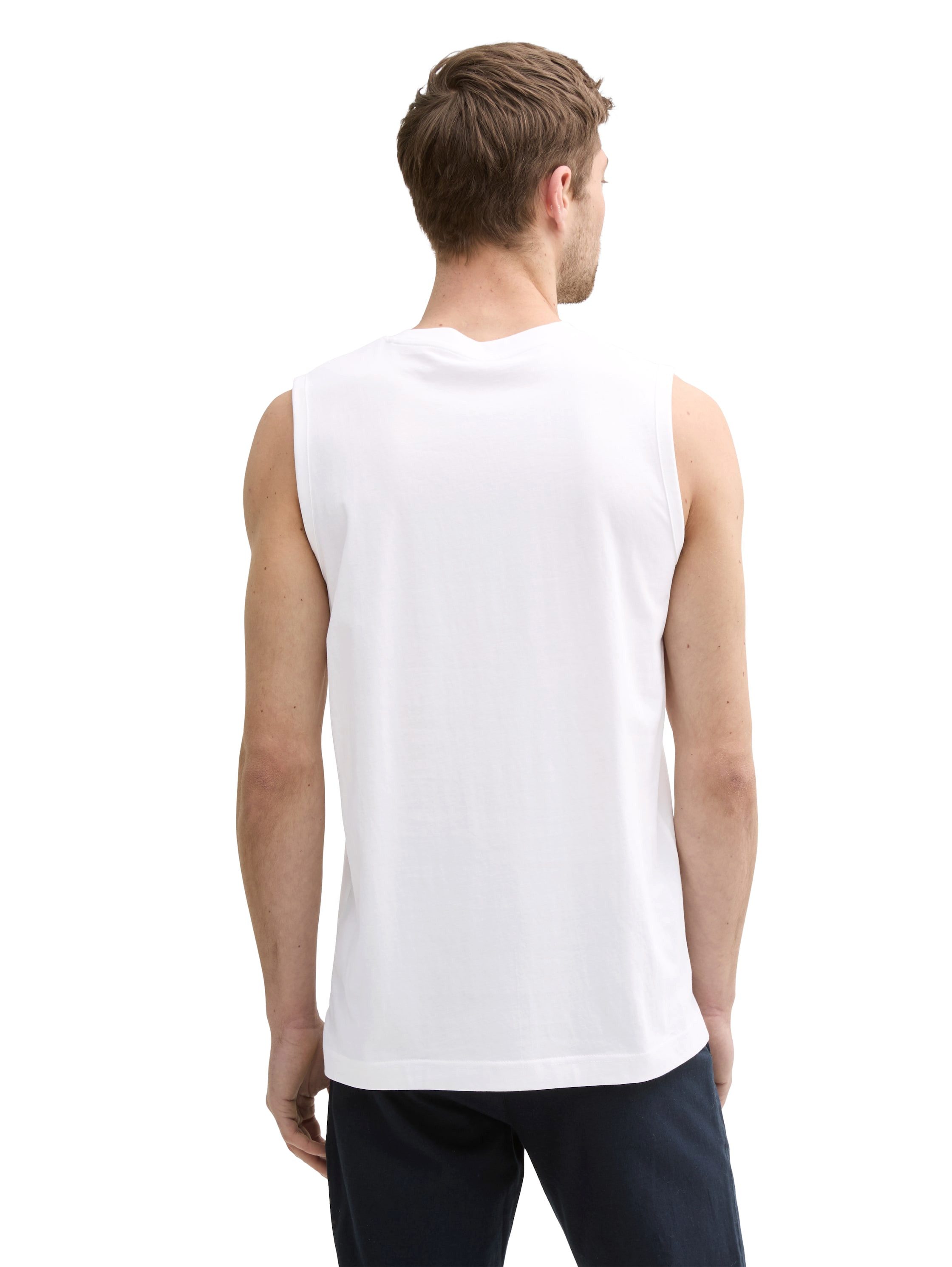 TOM TAILOR T-Shirt (Packung, 2-tlg) mit Logo-Print
