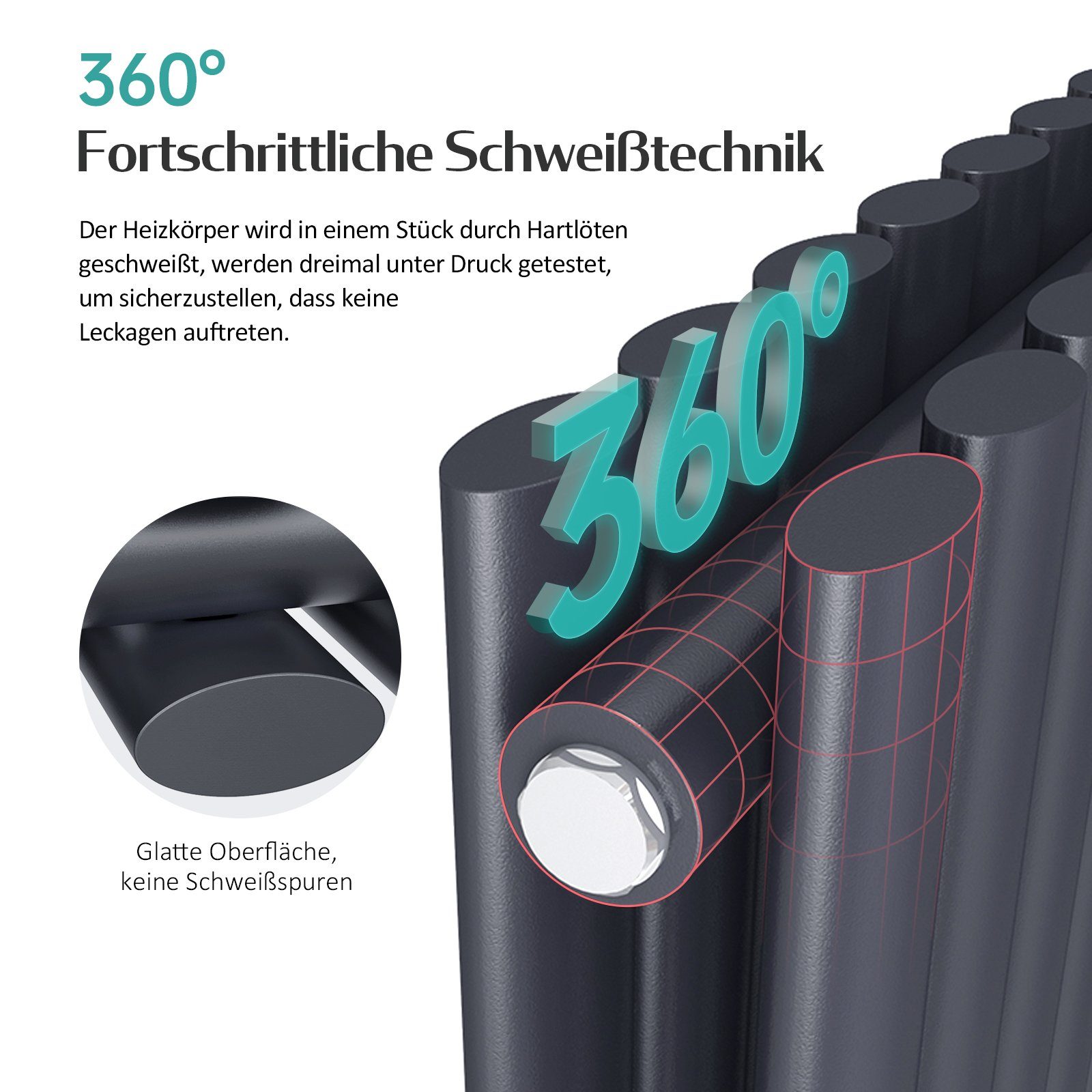 EMKE Heizkörper Oval Paneelheizkörper 900 x günstig online kaufen