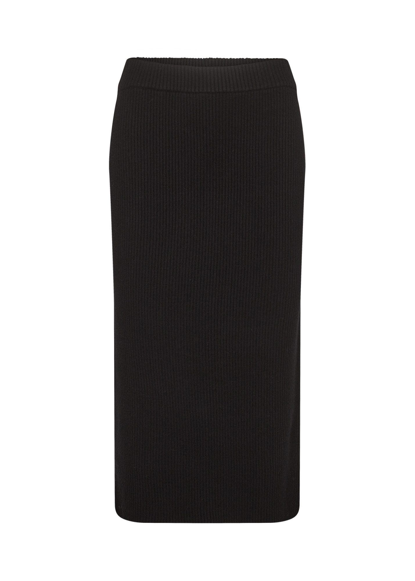 soyaconcept Bleistiftrock Damen Bleistiftrock - Midirock mit Rippenstruktur - soyaconcept